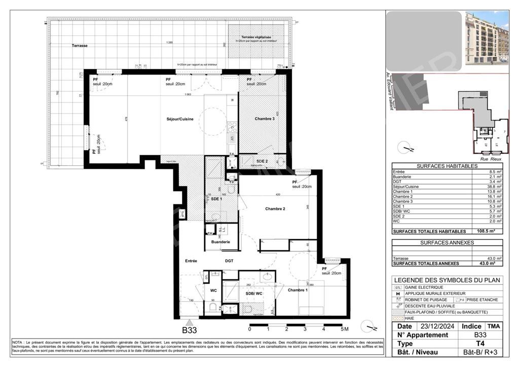 appartement 4 Pièces en vente sur BOULOGNE BILLANCOURT (92100)