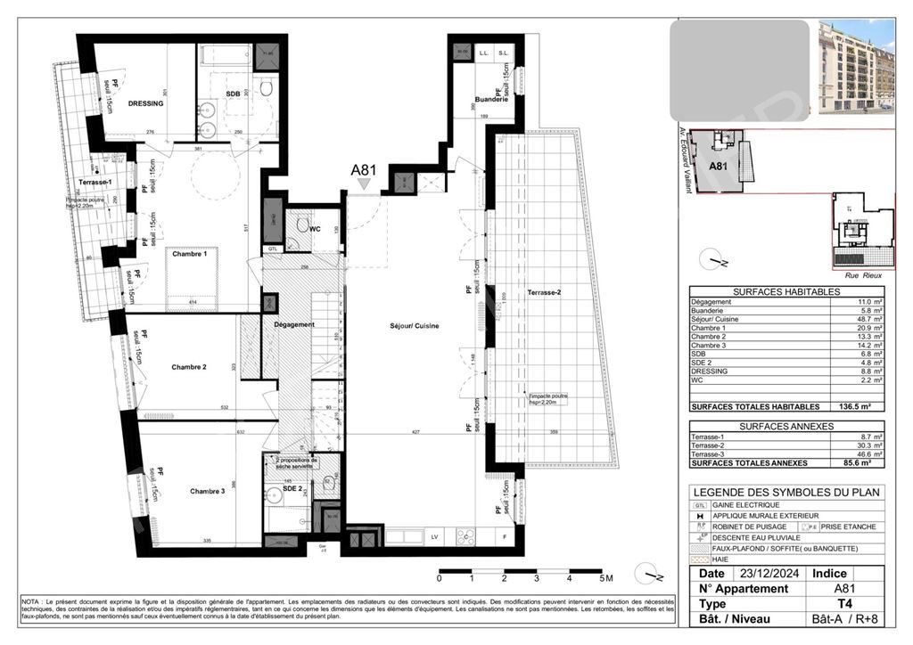 appartement 4 Pièces en vente sur BOULOGNE BILLANCOURT (92100)