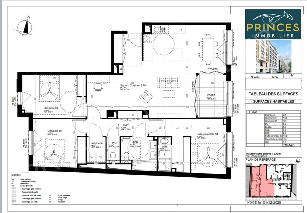 appartement 4 Pièces en vente sur BOULOGNE BILLANCOURT (92100)