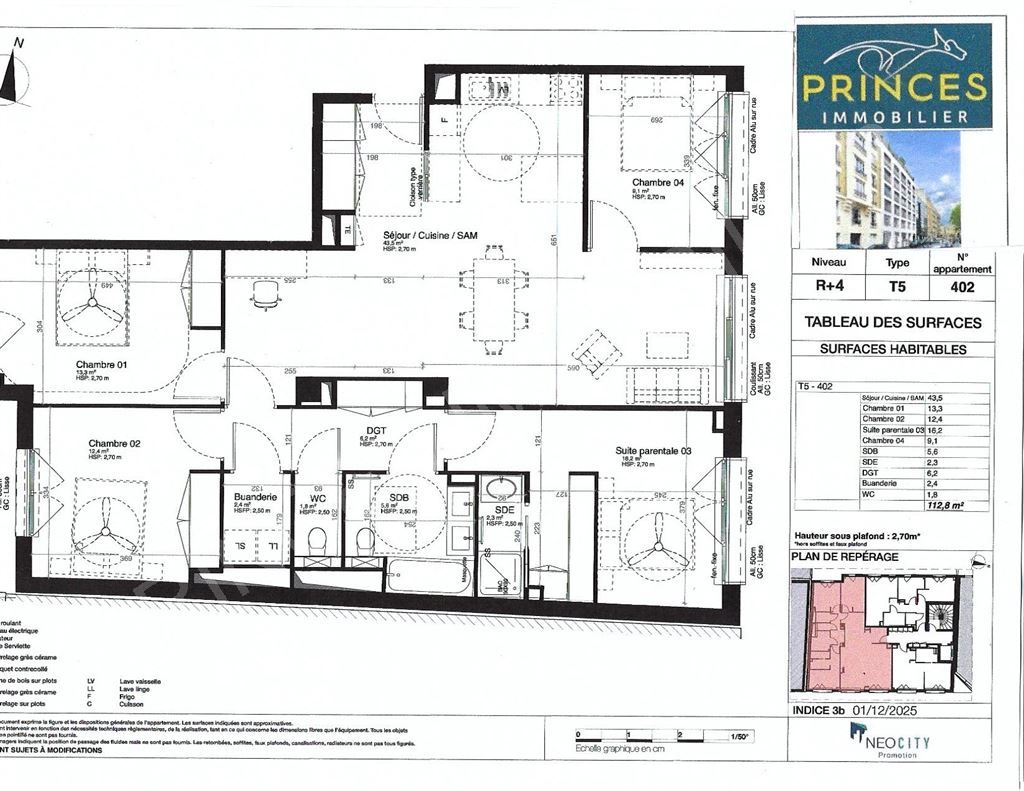 appartement 4 Pièces en vente sur BOULOGNE BILLANCOURT (92100)