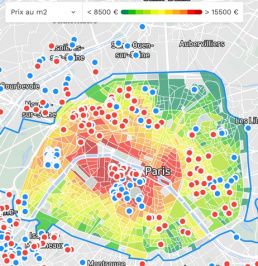 Les prix de l'immobilier à Paris au 01/10/22